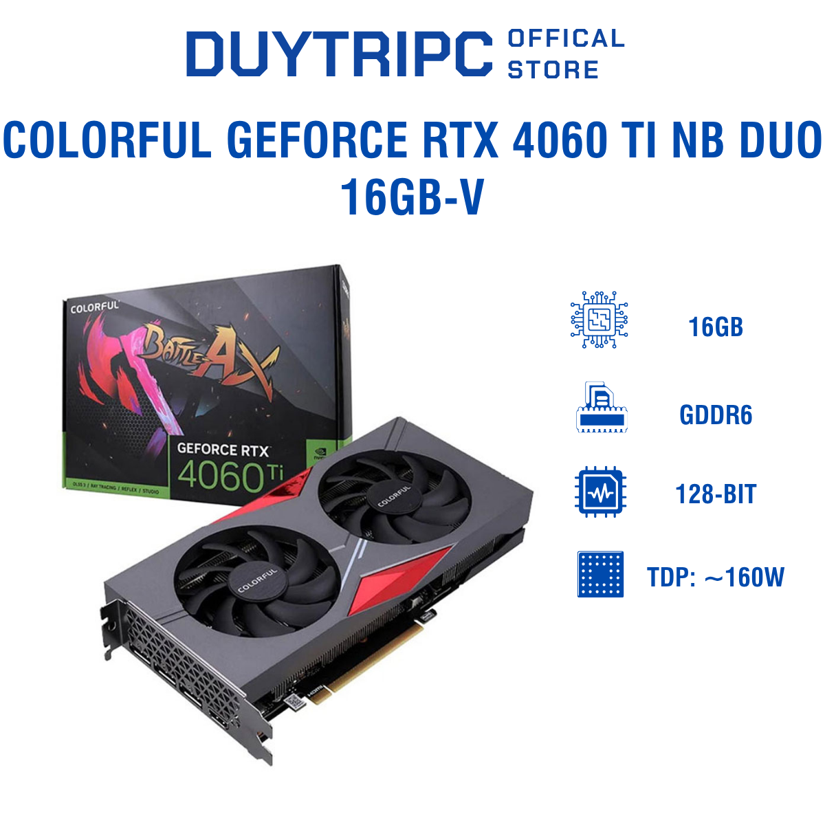 Colorful GeForce RTX 4060 Ti NB DUO 16GB-V